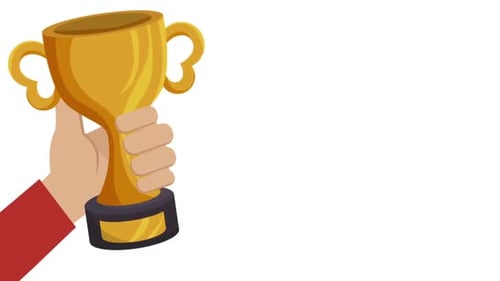 Hintergrund des Man Winner Award Gold Cup