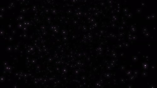 Bokeh abstrato, brilhos brilhantes, estrelas cintilantes, partículas fluem no fundo