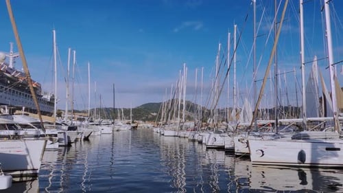 Marina With Yachts In Marmaris