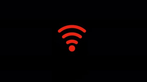 Animated Wi-Fi Signal Icon Loop