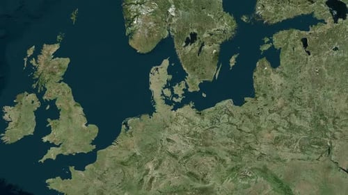 Denmark Borderline: Country Map Stock Collection - Wide Angles to Zoom-Ins