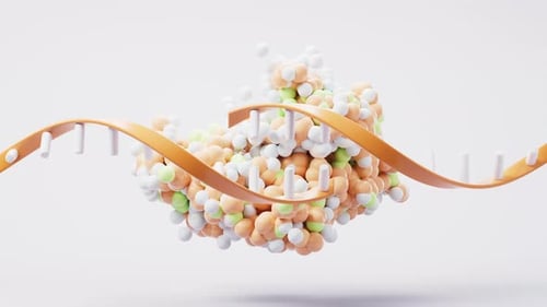 Estructura biológica de la proteína orgánica