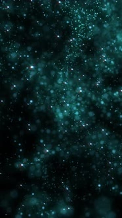 Abstract Vertical Glittering Dust Particles Loop Background