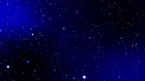 Particles Blue Background Loop