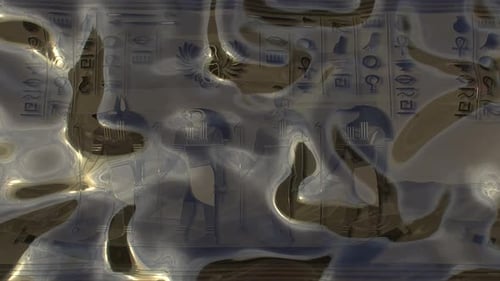 Hieroglyphen-Schleife aus dem alten Ägypten