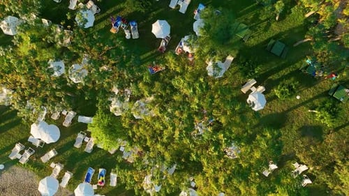 Aerial View of Mediterranean Coastline in the Sunset