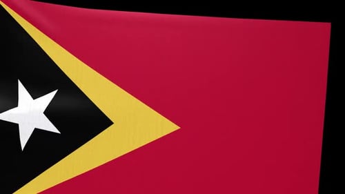 East Timor Flag Transition Alpha