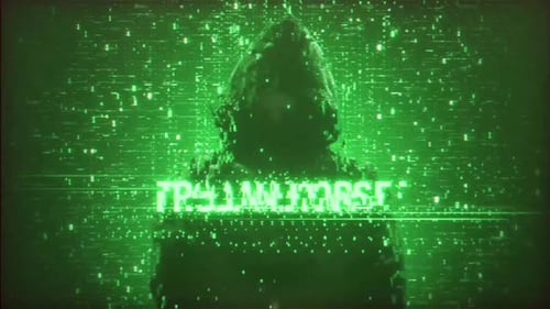 Cavalo de Tróia no símbolo de ataque cibernético de hackers