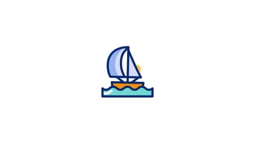 Boat Animated Icon