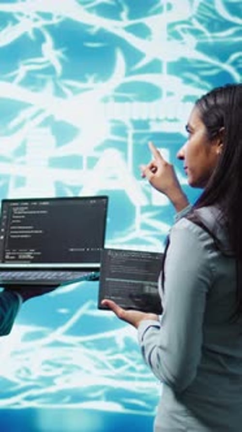 Vertical Video Workers Using Artificial Intelligence Deep Learning to Look at Data