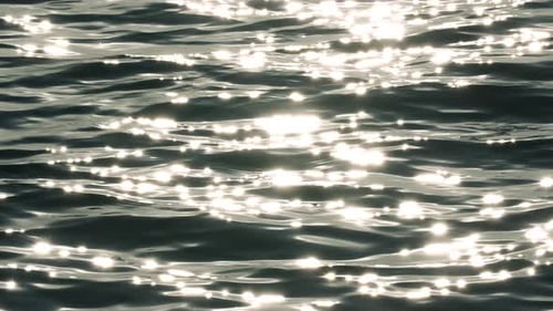 Sparkling Water Surface with Reflections, Abstract Sea