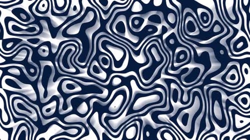 Blue and White Video Wall Loop