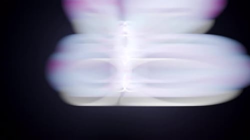 Glowing Modern People Icon Seamless Loop Animation