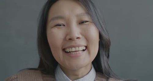 Smiling Woman in Close Up