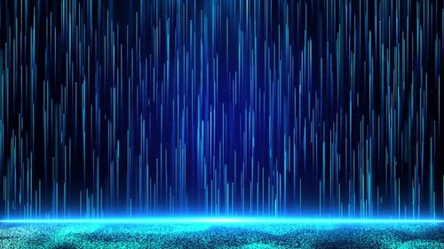 Stage Light Shining at Blue Studio