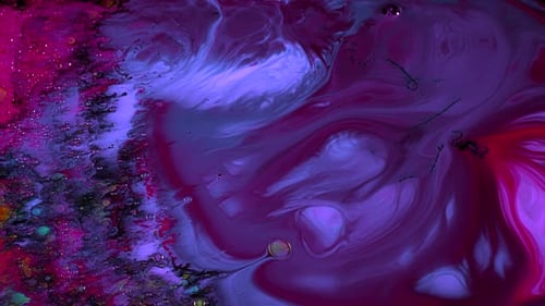 Swirling, Vivid, Abstract, Colorful Liquids Background