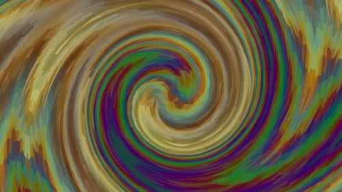 Colorful Psychedelic Abstract Swirling Motion Background