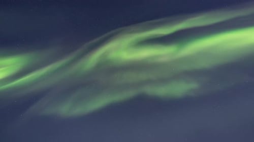 Overhead time lapse of corona northern lights taken near Tromsø, Norway during a geomagnetic storm.