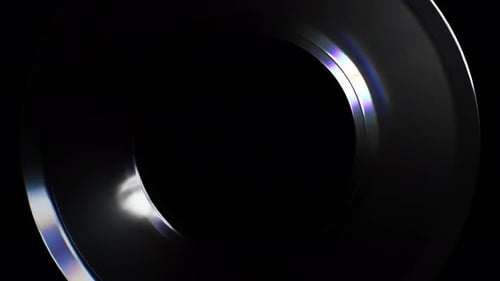 Modern Abstract Prismatic Circles Logo Reveal