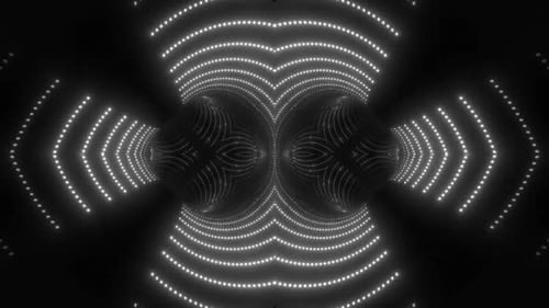 Dynamic light tunnel animation with stunning futuristic design and patterns