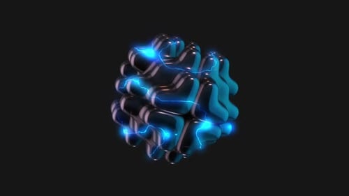 3-D-Form, dunkel verchromt, elektrisch, molekular