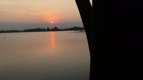 Sonnenuntergang am Nachmittag