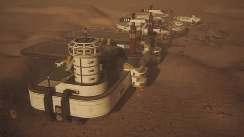Innovative Mars Colony Designed for Sustainable Living and Exploration