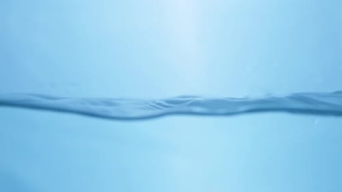 Blue Water Surface Ripples Calmly