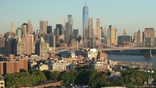 Brooklyn and Lower Manhattan at sunrise