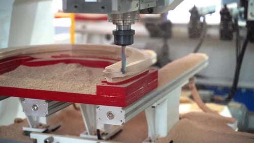 Woodworking Milling Machine Cutting Wood Design