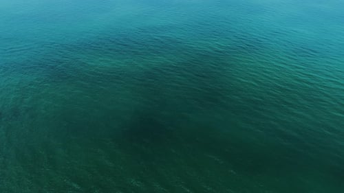 Open ocean in the Atlantic ocean with deep blue ocean waters