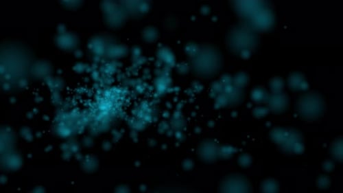 4K Glitter Stars Particles Background Loop Digital Rendering