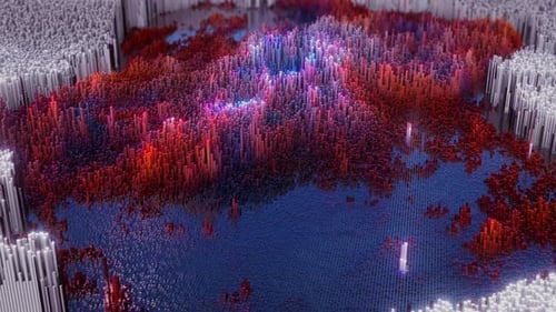 Abstract topography Landscape Loop