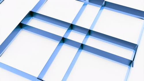 A light background with a separating blue and green grid in abstraction