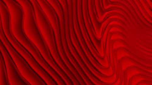 Dynamic Red Fluid Waves Abstract Background Loop