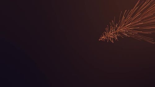 Dynamic Abstract Light Trails Burst Background Animation