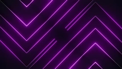 Purple Neon Lines Loop 3