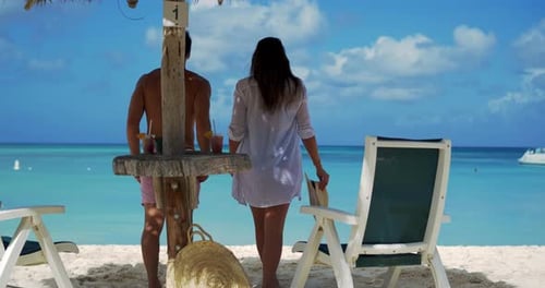 Romantic Beach Walk Vacation Ambience