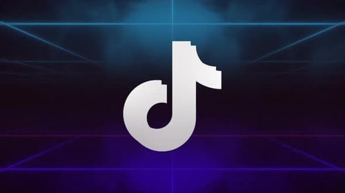 Glitch and Neon Digital Logo Reveal Opener