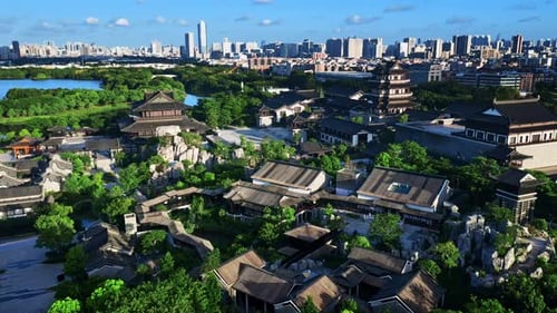 photography records the urban landscape of Guangzhou, China