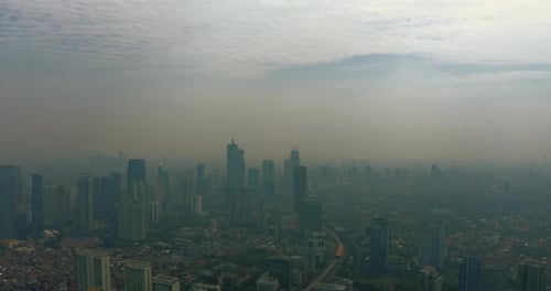 Stadtbild Stadt Jakarta