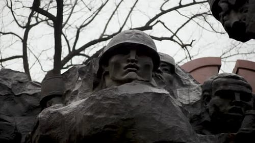 Soviet statues in Kazakhstan