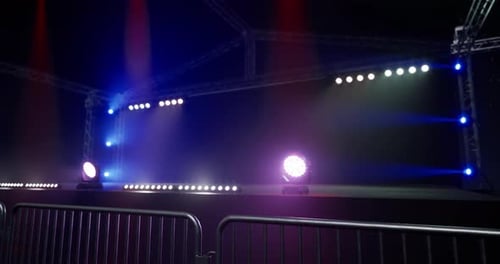 Dynamic Stage Lighting Animation Background