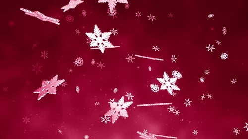 Christmas Snowflakes Background V6
