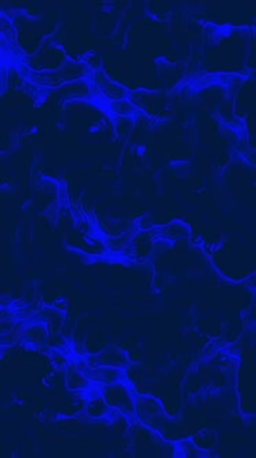 Abstract Blue Fluid Flowing Liquid Background