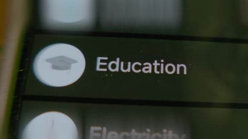 Education Category on Budget Tracker App