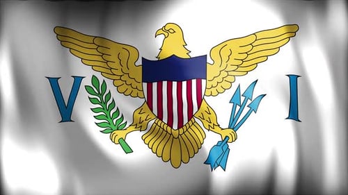 Us Virgin Islands Flag Loop