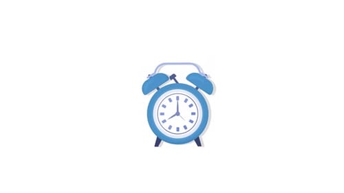 Animated Alarm Clock Object