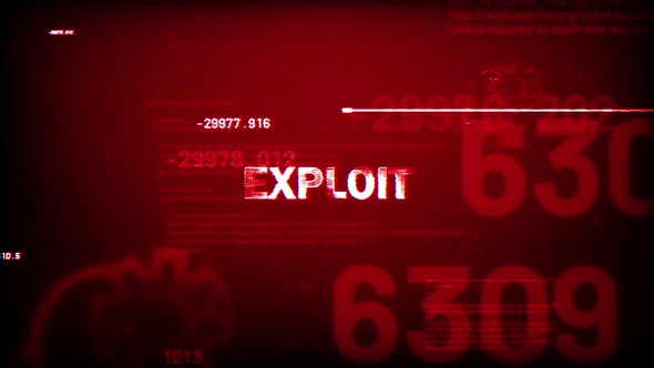 Exploit On Warning Hack Background Screen, Backgrounds Motion Graphics ...