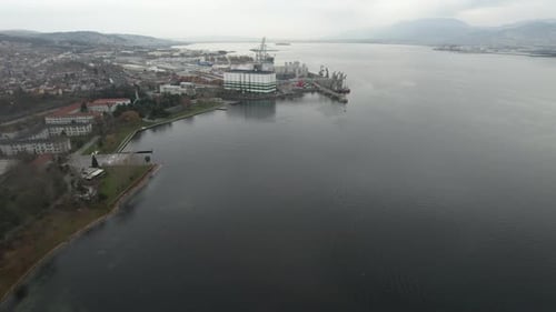 Aerial Industrial Port
